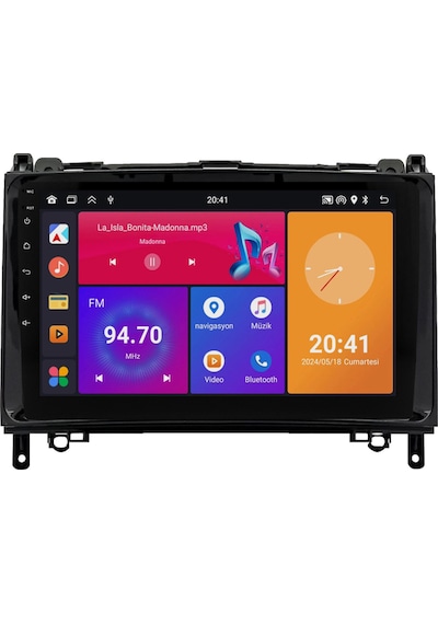 Mercedes Vito Android Multimedya Sistemi 2010-2017 8+256 Gb Premium Ekran Yazılımsal 9"