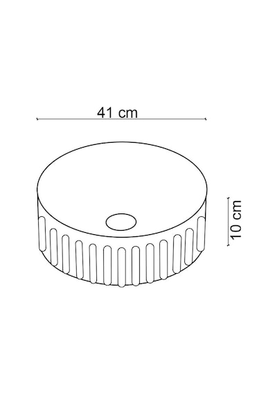 Ey-7070 Mavi Desenli Tezgah Üstü Lavabo