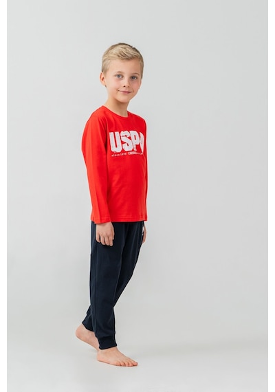 U.S. Polo Assn. Erkek Çocuk Pijama Takımı Baskılı Kırmızı Uzun Kol Pijama Takımı Us2634-c-v1 Us2634-c-v1 U.S. Polo Assn. Erkek Çocuk Pijama Takımı Baskılı Kırmızı Uzun Kol Pijama Takımı Us2634-c-v1 Us2634-c-v1