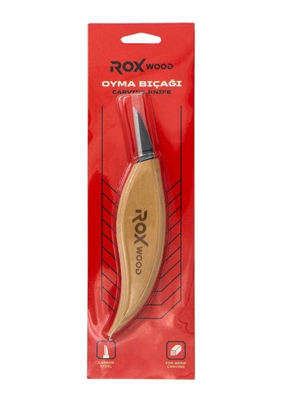 Rox Wood 0372 Ahşap Yontma Ve Oyma Bıçağı