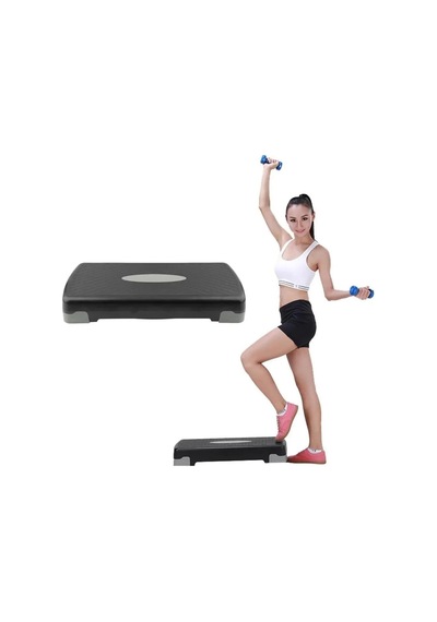 Dayanıklı Iki Kademeli Ev Için Uygun Ayarlanabilir Fitness Step Tahtası Karışık Çok Renkliş Tek Ebat