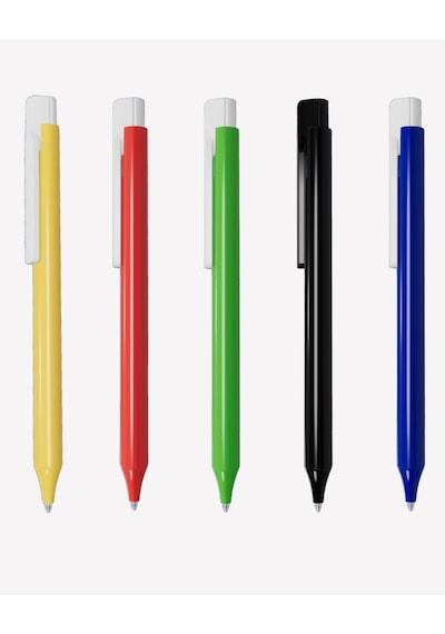 Tr Schneider Essential Jel Kalem 5'li Set Kırmızı, Siyah, Mavi, Yeşil, Sarı , Beyaz Klipsli Genel