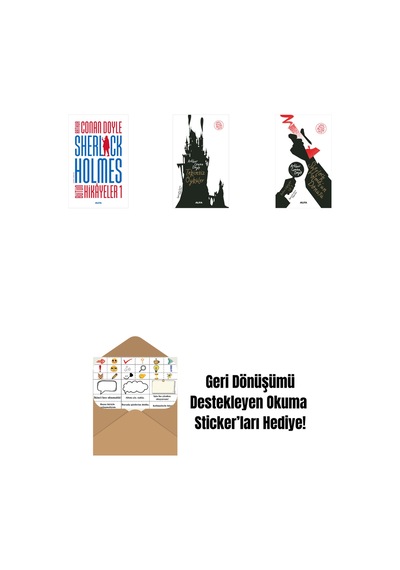 Sherlock Holmes - Bütün Hikayeler 1 Ciltli + Tekinsiz Öyküler + Sherlock Holmes'un Dönüşü + Okuma Sticker'ları