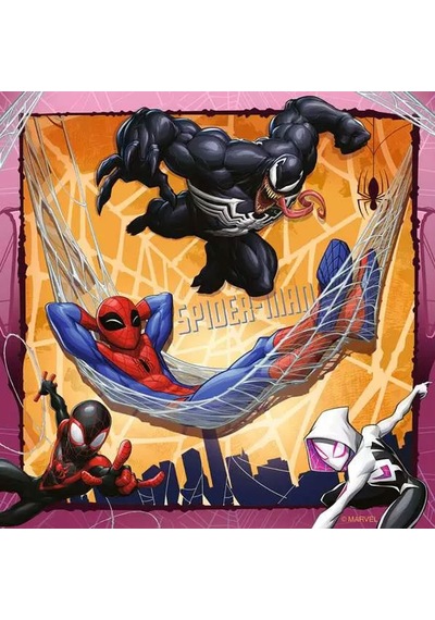Ravensburger Çocuk Puzzle 3x49 Parça Marvel Spider Man Rpk120041153