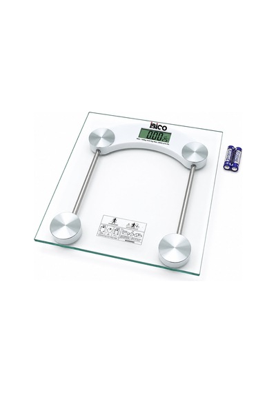 İbico İ11-025 Cam Banyo Baskül Terazi Tartı 30x30cm 180kg/0.1g Kare Pilli Dijital Lcd Ekran Diğer