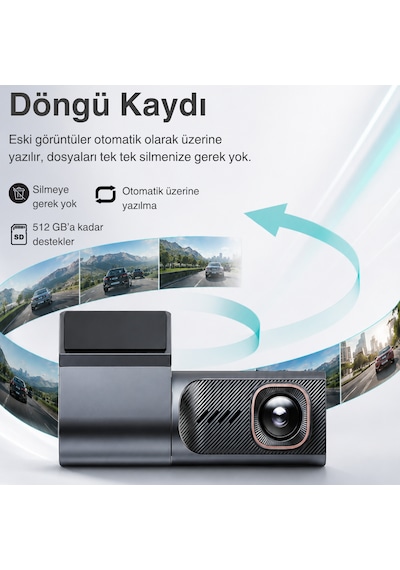 Botslab 360+ Hk40 Plus 360 Derece 4k Araç Kamerası