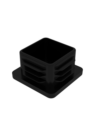 Cateksss 35x35 Mm Profil İçin Kademeli İçe Geçme Profil Tapası, Profil Kapak, Profil Tapa Siyah - 35 Li Paket