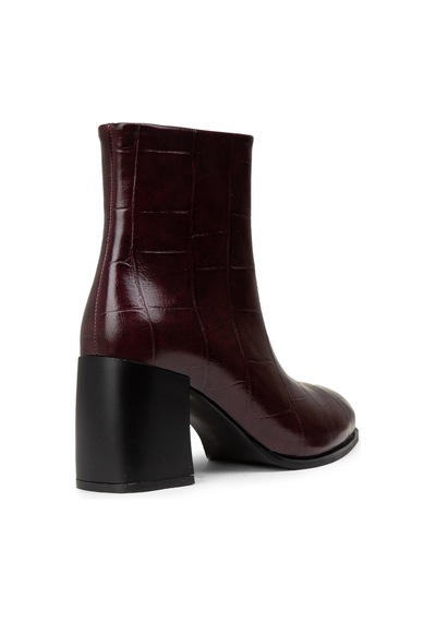 Deery Kadın Bordo Fermuarlı Bot - K0945zbrdc01 Bordo