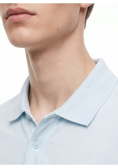Dockers Açık Mavi Erkek Slim Fit Logo Baskılı Polo T-shirt A1159-70
