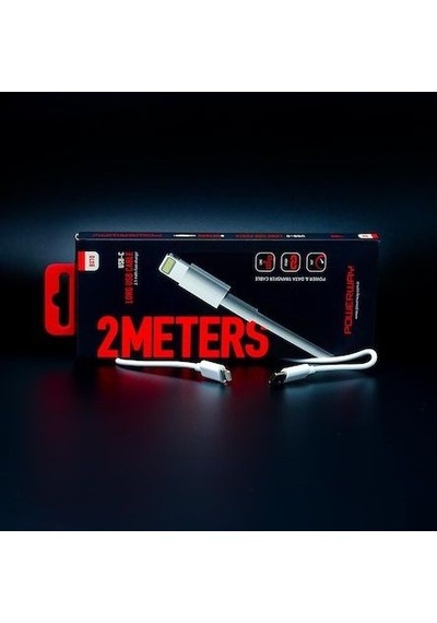 Powerway Type C To Lightning 2 Metre Hızlı Şarj Ve Data Kablosu