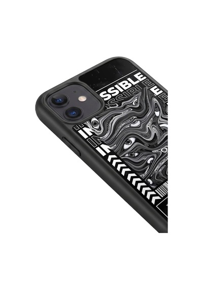 İphone 11 Uyumlu İmkansız Desenli Kamera Korumalı Darbelere Dayanıklı Kılıf 1157-imkansız-iphone11