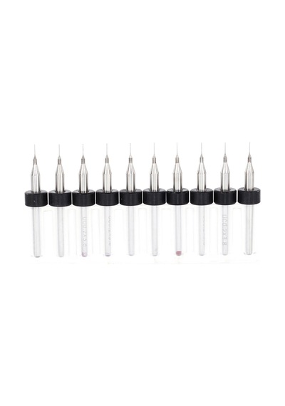 Schulzz 10 Parça 0.20 Mm Matkap Ucu Karbür Delme Mikro