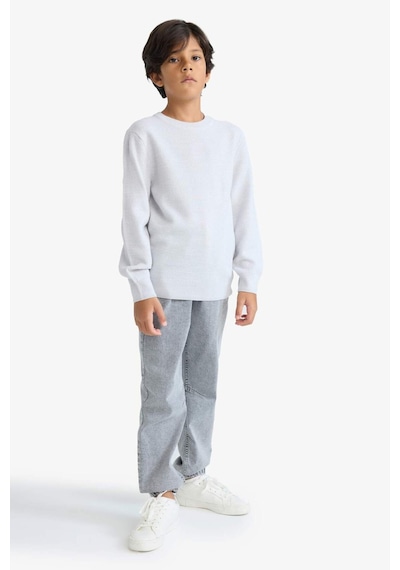 Defacto Regular Fit Basic Kazak Erkek Çocuk F4731a825augr184 Gri-gr184