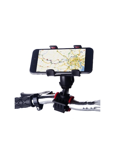 Bisiklet Telefon Tutucu Motorsiklet Telefon Tutucu Navigasyon Siyah