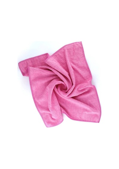 Silver Home Universal Kareli Mikrofiber Temizlik Bezi Mavi - Pembe 2'li 50 x 70 CM