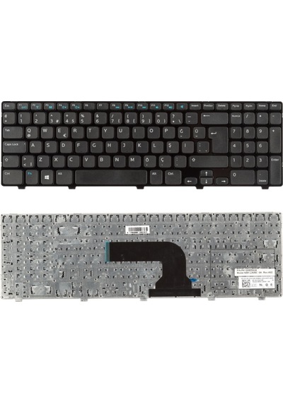 Dell İnspiron 15r 3521, 5521 Notebook Klavye - Siyah Tr Nsk-la0sc, Pk130sz2a23, 0jdc1k / Kl0200 43991655