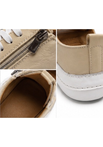 N Napa Shoe Np.8260f.bej Deri Sneaker