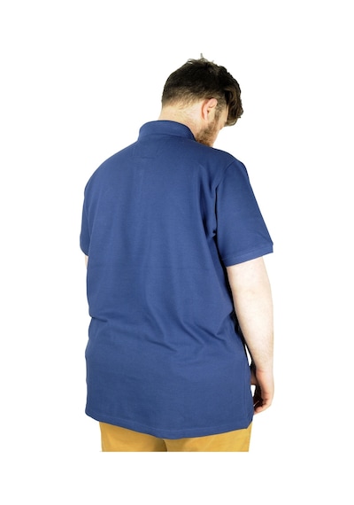 Mode Xl Erkek Tshirt Polo Yaka Cepli Klasik Pike 20552 Indigo 001