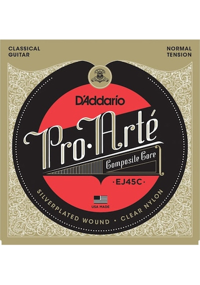 D'addario Ej45C Pro-Arté Composite. Normal Tension Takım Tel Klas D'addario Ej45C Pro-Arté Composite. Normal Tension Takım Tel Klas