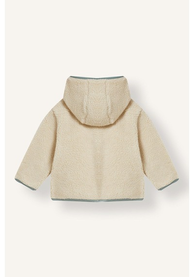 Defacto Kapüşonlu Fermuarlı Cepli Pelüş Basic Hırka Erkek Bebek H2375a526cwbg354 Bej-bg354