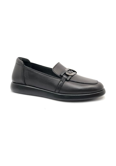 Greyder 32252 Zn Deri Comfort Casual Kadın Ayakkabı Siyah