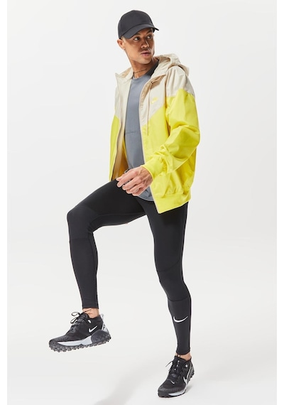 Nike Windrunner Full Zip Jacket Kapüşonlu Erkek Ceket Rüzgarlık Sarı Krem Sarı