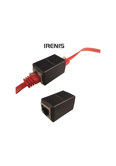 Irenis Cat6 Ethernet Kablo Ekleyici Birleştirici Uzatıcı