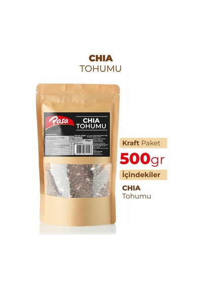 Chia Tohumu 500 Gr Yüksek Lifli Ve Omega-3 Kaynağı