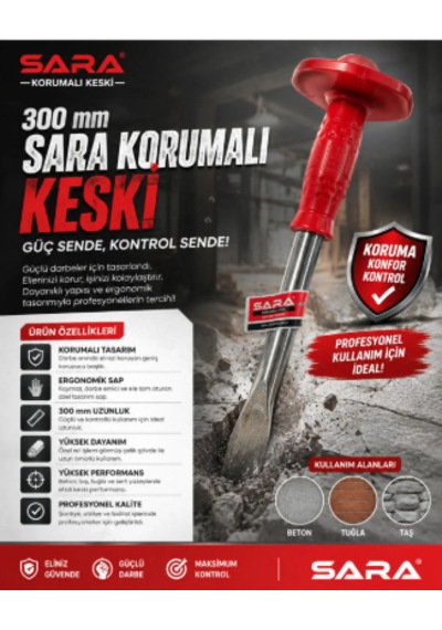 Şara Koruma Keski 300mm 6 Adet