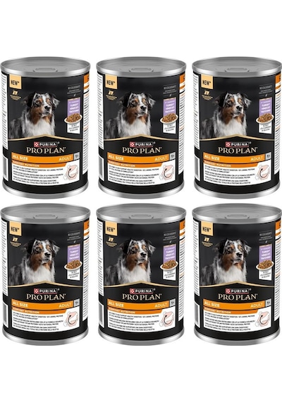 Pro Plan Hindi Etli Yetişkin Köpek Konservesi 400 Gr 6 Adet
