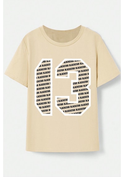 Uyguntarz Çocuk 1898 Brooklyn Pamuklu Tshirt Bej