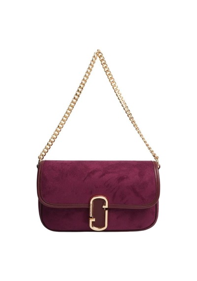 Silver Polo Sp1171 Kadın Omuz Çantası Süet Bordo-bordo