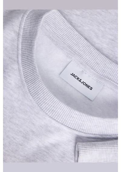 Jack & Jones Jack&jones 12298492 Jjaero Sweat Crew Neck Whıte Erkek Sweatshirt BEYAZ
