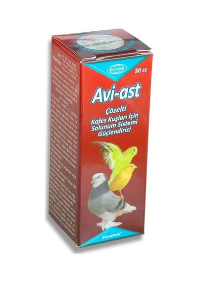 Biyoteknik Avi-ast Kuşlar İçin Solunum Sistemi Güçlendirici 30 Cc