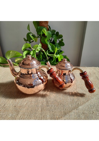 1.4 Lt Küçük Boy Bakır Çaydanlık Bakır