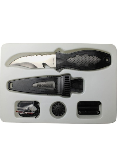 Problue Divers Knife Dalış Bıçağı Kn-65-sıl S.gri Çok Renkli