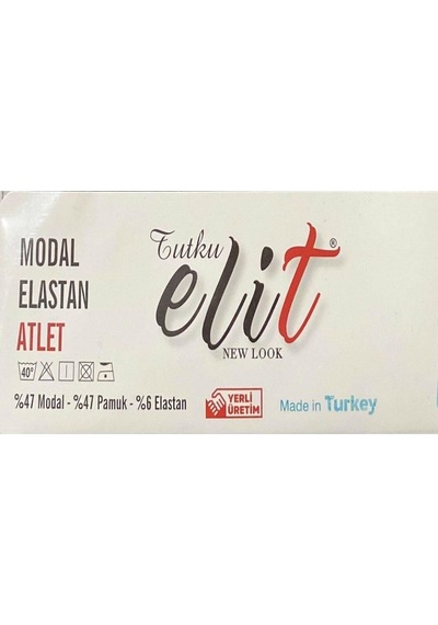 Erkek Modal Likralı Askılı Atlet 1201 - 12 Adet 001