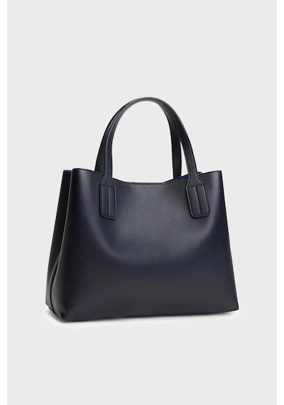Tommy Hilfiger Logolu Çıkarılabilir Askılı Çanta Kadın Çanta Aw0aw18722 Dw6 Lacivert