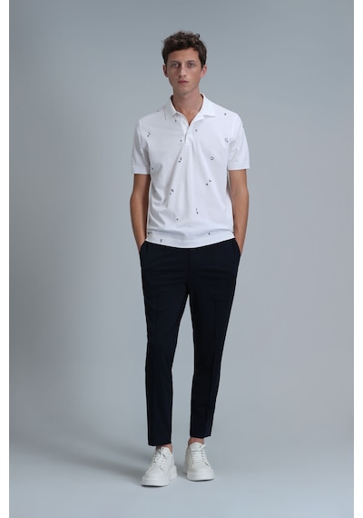 Lufian Erkek Pascal Smart Polo T-shirt 111040170 Beyaz