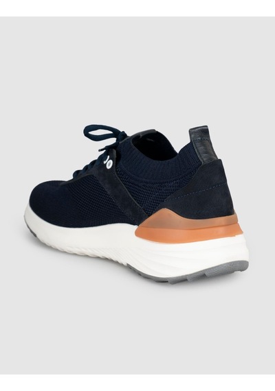 Cabani Erkek Triko Detaylı Kışlık Sneaker Lacivert