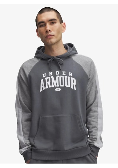 Under Armour 6003958-001 Rival Flc Cb Hood Erkek Sweatshirt Gri