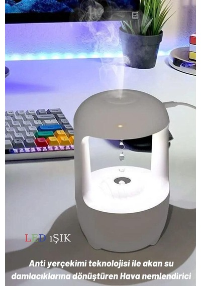 Hava Nemlendirici Aromatik Oda Kokusu Difüzörü Buhar Ultrasonik Led Işıklı 500ml Disco Topu - 59604975