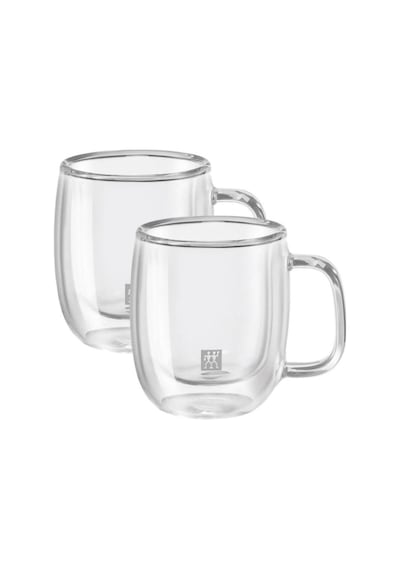 Zwilling Çift Camlı Kulplu 2 Li Espresso Bardak Seti