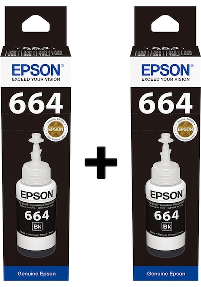 Epson 664 Serisi 2 Renk  Mürekkep Seti C13T66414A
