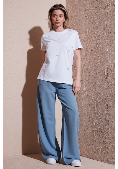 Fashion Friends Bayan Pantolon 25y0893k1 Mavi Mavi