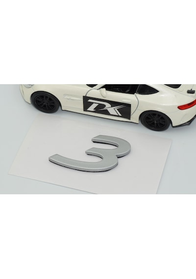Dk Tuning Porsche 3 Rakamı 911 Gt3 Rs Bagaj Gri Yazı Logo Arma