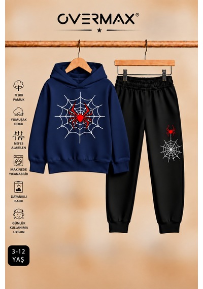 Overmax Örümcek Ağ Baskılı Kapüşonlu Sweatshirt & Eşofman Altı Takım 3-12 Yaş Lacivert Üst-siyah Alt - 921046944 Lacivert Üst-siyah Alt Overmax Örümcek Ağ Baskılı Kapüşonlu Sweatshirt & Eşofman Altı Takım 3-12 Yaş Lacivert Üst-siyah Alt - 921046944 Lacivert Üst-siyah Alt