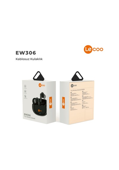 Lecoo EW306 Kablosuz Bluetooth 5.1 Hi-Fi TWS Mikrofonlu Kulak içi Kulaklık