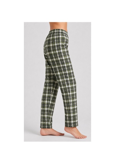 Yasar Underwear Kadın Ekose Pijama Altı Lastikli Bel Kurdele Detaylı Rahat Kesim Haki,siyah Haki,siyah Yasar Underwear Kadın Ekose Pijama Altı Lastikli Bel Kurdele Detaylı Rahat Kesim Haki,siyah Haki,siyah