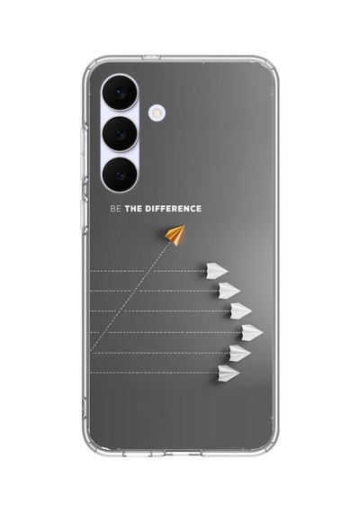 Samsung Galaxy S25 Fe Uyumlu Be The Difference Baskılı Silikon Kılıf Renkli